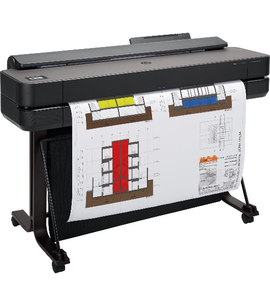 Плоттер струйный HP Designjet T650 (5HB10A), A0, 36', цветной, 914 мм, 2400x1200 dpi, USB, Gigabit Ethernet, WiFi