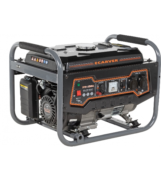 Электрогенератор бензиновый Carver PPG-2500А, 2.3 кВт, 67 дБ, 40 кг