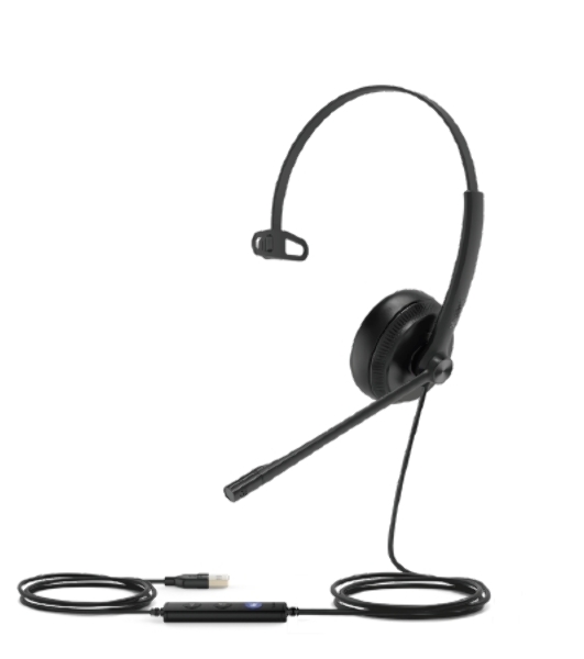 Гарнитура проводная Yealink UH34 Lite Mono UC