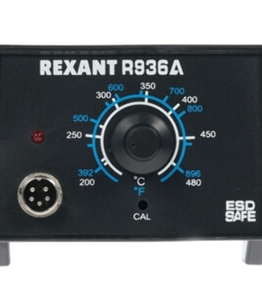 Паяльная станция мини Rexant с контролем температуры, 230 В/10 Вт