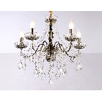 Светильник Ambrella light TR4949/5 SB/CL бронза/прозрачный E14/5 max 40W D620*585, фото6