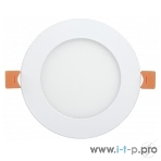 Светильник IEK LDVO0-1602-1-7-K02 ДВО 1602 белый круг LED 7Вт 4000К IP20 алюм. корпус, диам 120 мм, фото2