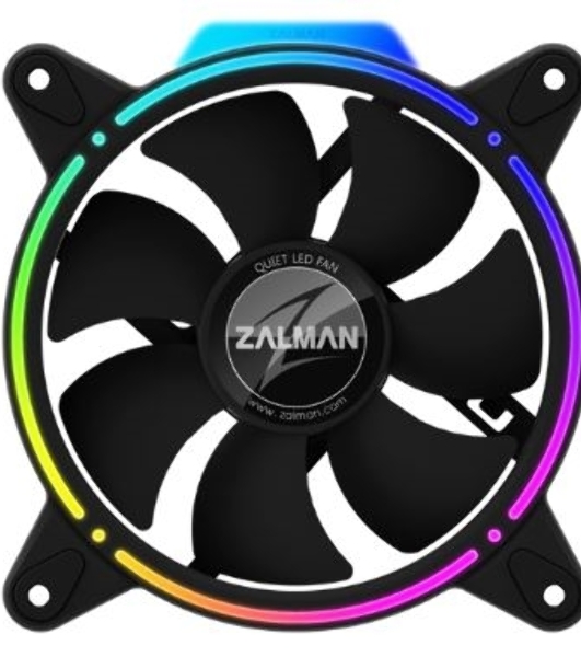 Вентилятор для корпуса Zalman ZM-RFD120A черный, 120 мм, 1500 об/мин, 25.6 дБ, 3 pin