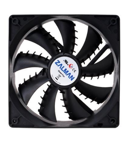 Вентилятор для корпуса Zalman ZM-F2 PLUS (SF) черный, 92 мм, 1500 об/мин, 23 дБ, 3 pin