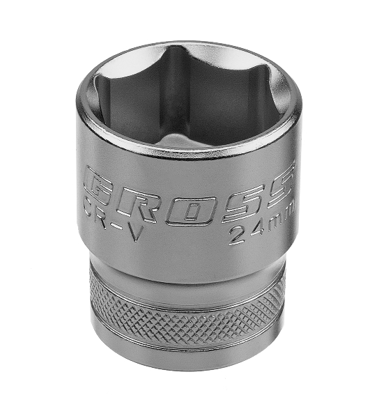 Набор торцевых головок Gross трещотка 120 зубьев, 41 предмет, 1/2', 1/4', CrV
