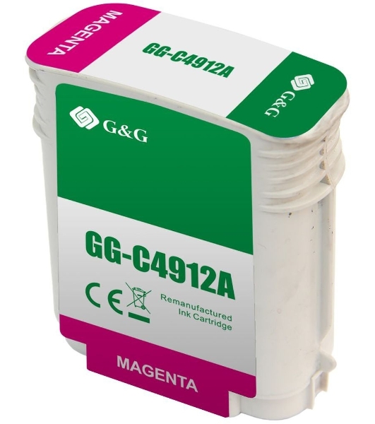Картридж струйный G&G GG-C4912A пурпурный (72мл) для HP DJ 500/800C