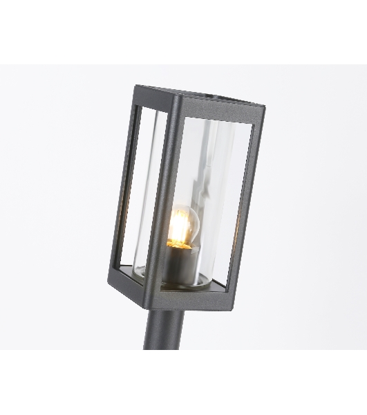 Светильник Ambrella light ST2414 GR/CL серый/прозрачный IP54 E27 max 40W 110*110*500