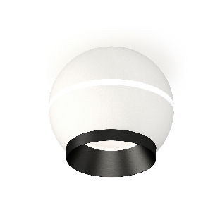 Светильник Ambrella Light XS1101011 SWH/PBK белый песок/черный полированный MR16 GU5.3 LED 3W 4200K (C1101, N7031)