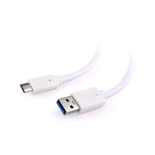 Кабель USB Cablexpert CCP-USB3-AMCM-6-W, USB3.0 AM/USB Type-C, 1.8м, белый, пакет