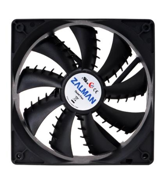Вентилятор для корпуса Zalman ZM-F1 PLUS (SF) черный, 80 мм, 2000 об/мин, 23 дБ, 3 pin