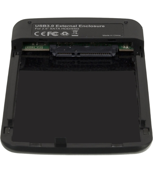 Внешний корпус для HDD/SSD AgeStar 3UB2A12 SATA пластик/алюминий черный 2.5'