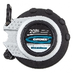 Рулетка геодезическая GROSS 31251 20 м х 13 мм, закр. корп., металл. лента, нейлон, двуст. шкала, фото2
