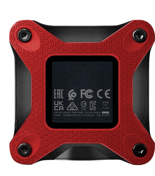 Внешний SSD ADATA SD620, 512Gb, USB 3.2 Gen 2 Type-A, R/W 520/460, красный