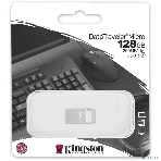 Флешка USB Kingston DataTraveler Micro (DTMC3G2/128Gb), 128Gb, USB 3.2 Gen 1, R/W 200/60, серебристый, фото5