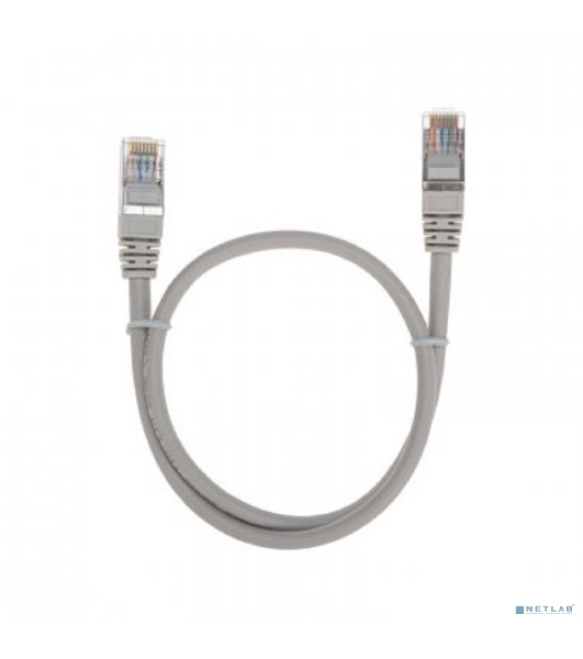 Патч-корд F/UTP Rexant cat.5e, RJ45-RJ45, 26AWG, ZH нг(А)-HF, серый, 0,5 м