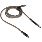 Кабель Maxvi MC-01F black USB-A - microUSB, 2A Плоский кабель, ток макс. нагрузки 2А, макс. напряжение 5V; стандарт USB 2.0; длина 1м, материал PVC, черный, фото4