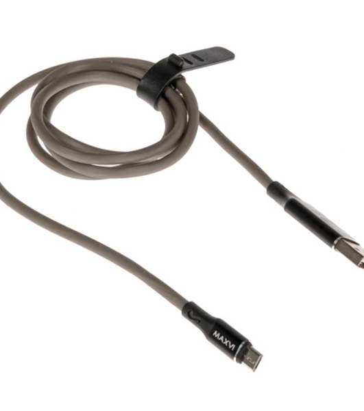 Кабель Maxvi MC-01F black USB-A - microUSB, 2A Плоский кабель, ток макс. нагрузки 2А, макс. напряжение 5V; стандарт USB 2.0; длина 1м, материал PVC, черный