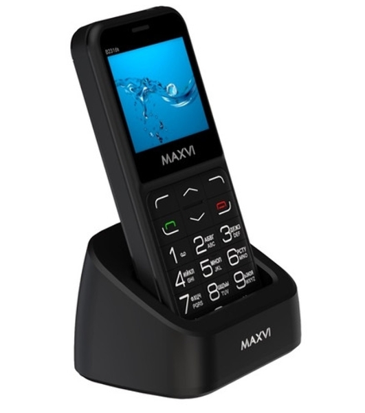 Мобильный телефон Maxvi B231ds черный