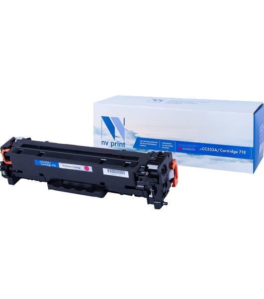 Картридж лазерный NVPrint совместимый HP CC533A/Canon 718 Magenta для для LJ Color CP2025/(2800k)