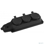 Колодка каучуковая ЭРА с/з 3гн 16A IP44 черная, фото7
