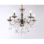Светильник Ambrella light TR4949/5 SB/CL бронза/прозрачный E14/5 max 40W D620*585, фото4