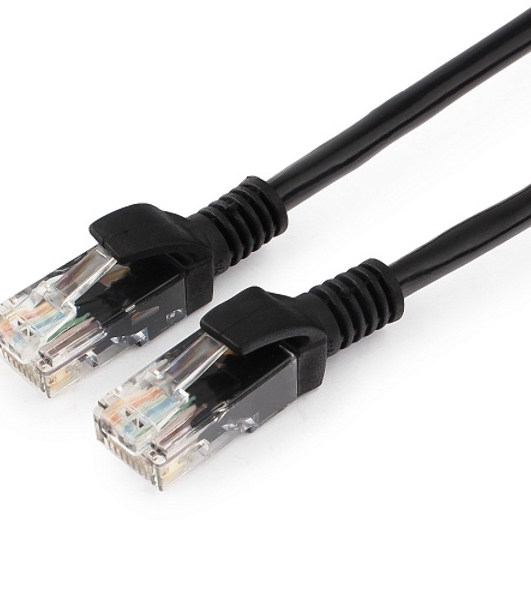Патч-корд UTP Cablexpert cat.5e, 5м, литой, многожильный черный