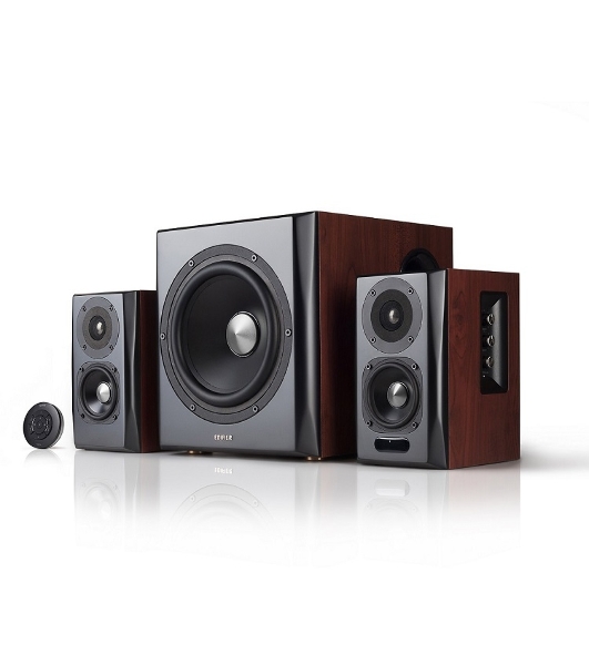 Акустическая система Edifier S350DB Brown 2.1,150W RMS, дерево, Bluetooth aptX