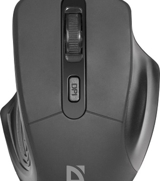 Мышь проводная Defender Datum MB-347 черный, 1600 dpi, USB, кнопки - 4
