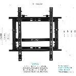Настенное крепление ONKRON PRO7G для видеостен 50”-70', черный, фото3