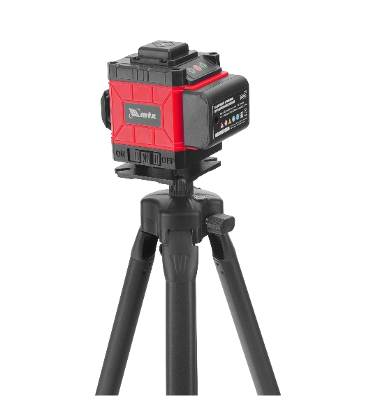 Лазерный уровень м-призм. MTX ML 360-3 Pro SET, 30 м, акк. Li 3000 мА·ч, состоит из 2 частей
