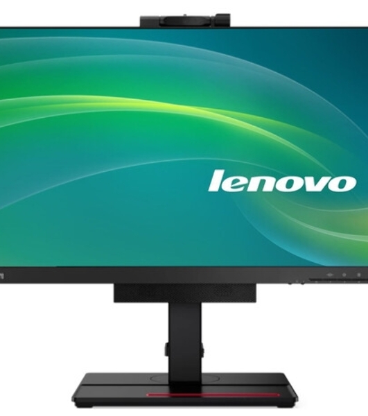 Монитор 24' Lenovo ThinkCentre TIO24Gen5 IPS FHD, 60 Гц, 4 мс, 16:9, 250 кд/м², HDMI 1.4, DP 1.2, встроенная веб-камера (FHD), встроенный микрофон, встроенные динамики (2x3 Вт), черный