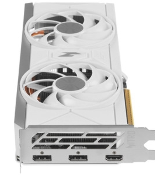 Видеокарта Acer RX9060XT NITRO WHITE OC 8Gb GDDR6 128bit 2xDP HDMI 2FAN RTL