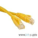 Патч-корд Hyperline PC-LPM-UTP-RJ45-RJ45-C5e-2M-LSZH-YL Патч-корд U/­UTP, Cat.5e, LSZH, 2 м, желтый , фото 1