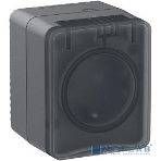 Розетка 1-м ОП AtlasDesign Profi54 16А IP54 250В с заземл. защ. шторки антрацит SchE ATN544045, фото6