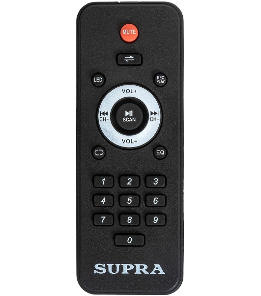 Минисистема Supra SMB-2050, 180Вт, FM USB BT SD, черный