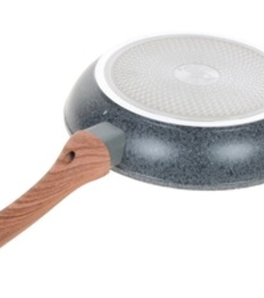 Вок LR01-57-24 WOK Lara GRANIT серия PALERMO ков алюм 24х7 см, ИНДУКЦИЯ, крышка, толщина 3,3 мм