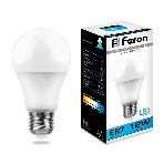 Лампа светодиодная Feron LB-93 12W 230V E27 6400K A60, фото 1