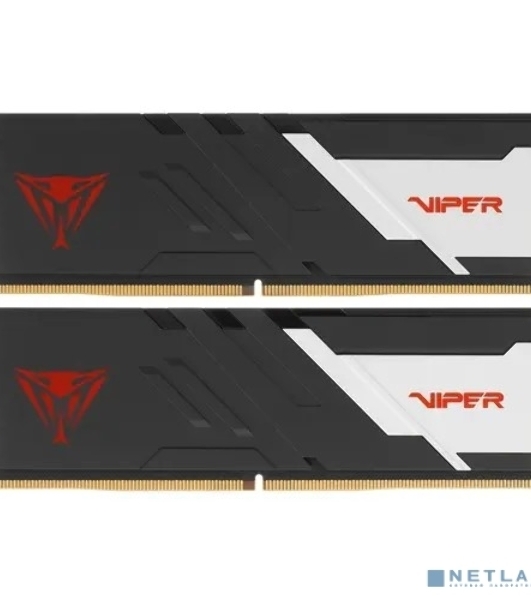 Оперативная память Patriot Viper Venom, DDR5, 32GB (2x16GB), 6400MHz, CL32, DIMM, с радиатором, черный