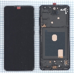 Дисплей (модуль) для Samsung Galaxy S20 FE SM-G780F в сборе с тачскрином и рамкой TFT черный, фото 1
