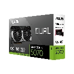 Видеокарта Asus DUAL-RTX 5070-O12G RTX 5070 12Gb 192bit GDDR7 2542/28000 HDMIx1 DPx3 HDCP Ret, фото 1