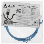 Патч-корд ACD-LPU5E-50L сat.5e UTP 24AWG 4Pair, 7/0.18мм CCA синий, 5.0м, фото4