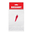 Зажим 'крокодил' Rexant 5 А 56 мм в изоляторе, фото 1