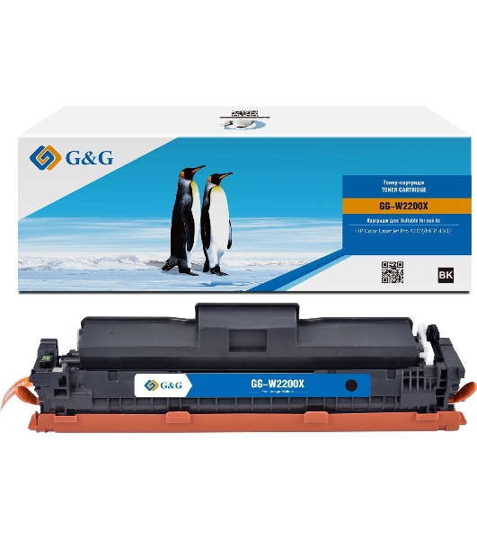 Картридж лазерный G&G GG-W2200X, W2200X черный (7500 стр.) для HP CLJ Pro 4202/MFP 4302