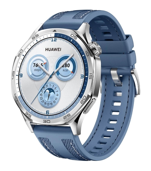 Умные часы Huawei Watch GT 5, 1.43' AMOLED, Bluetooth, NFC, GPS, IP69K, синий