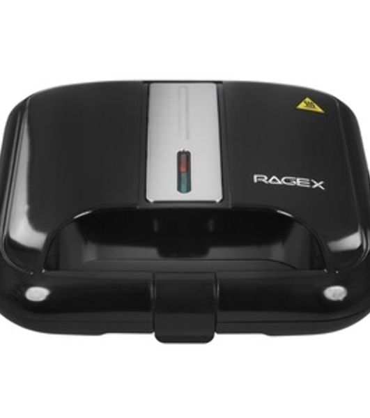 Сэндвичница RageX R731-000 черный, 750 Вт