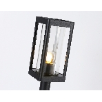 Светильник Ambrella light ST2417 BK/CL черный/прозрачный IP54 E27 max 40W 110*110*500, фото5