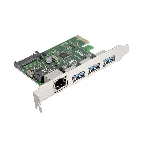 Контроллер сетевой ExeGate EXE-361 PCI-E 2.0, 3*USB 3.0 ext + LAN UTP 1000Mbps, раз.доп.пит.OEM), фото2