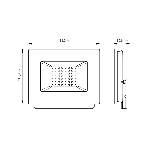 Прожектор светодиодный Elementary 50W 4475lm 4000К 200-240V IP65 черный LED, фото4