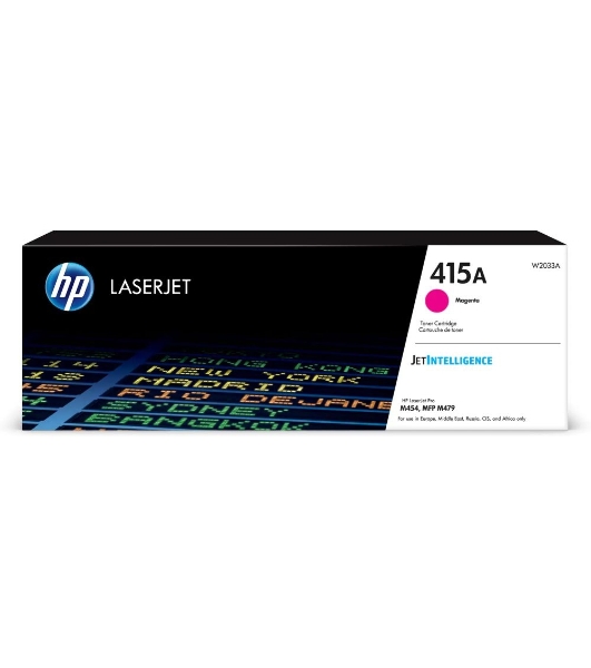 Картридж лазерный HP 415A W2033A пурпурный для HP HP LJ M454/MFP M479 (2100 стр.)
