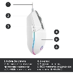 Мышь проводная Logitech G102 LIGHTSYNC белый, 8000 dpi, USB, кнопки - 6, фото45